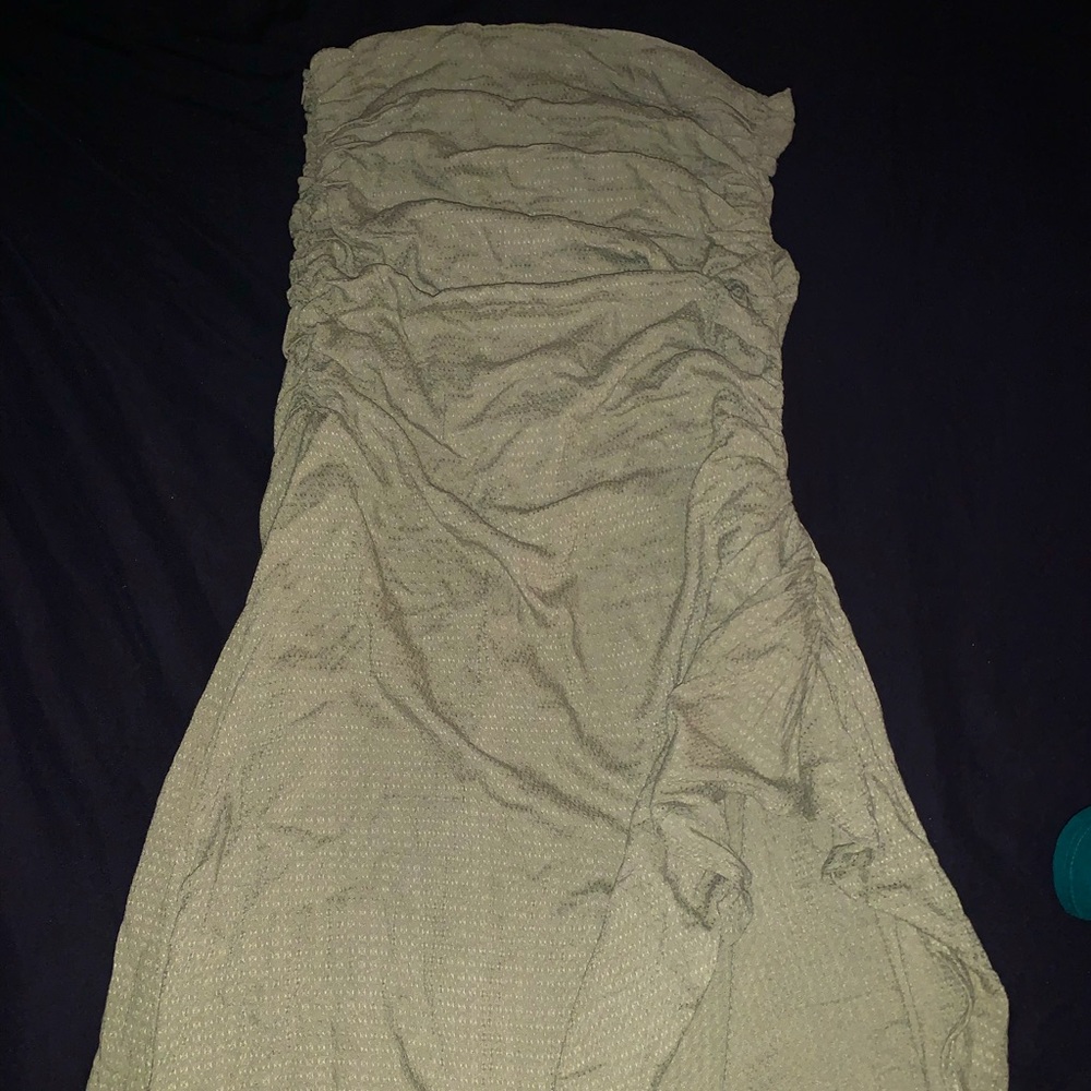 Shein- Size L - Green side leg cut dress 👗